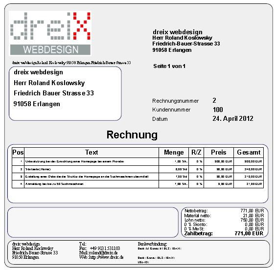 CAPIA - Rechnungen schreiben, Angebote erstellen